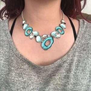 Blue Statement Necklace